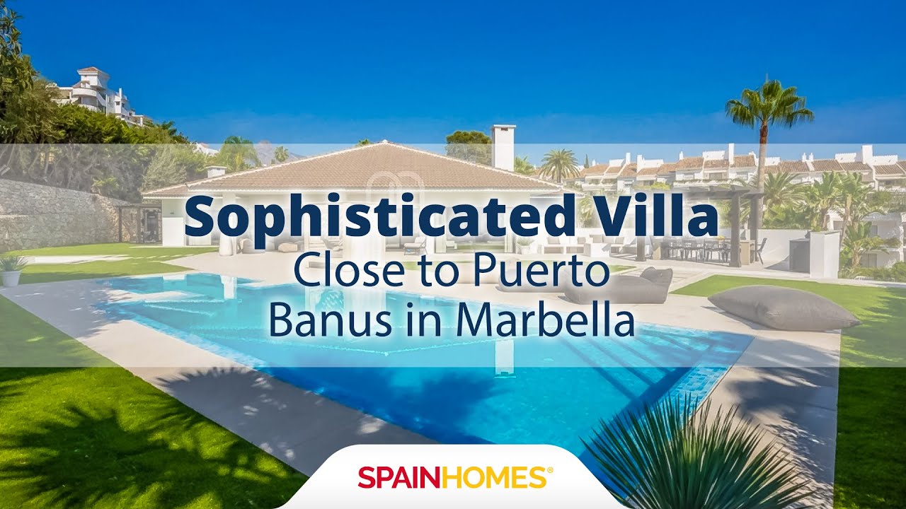Sofistikerad villa nära Puerto Banus i Marbella
