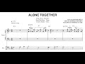 Brad Mehldau - Alone Together (with Charlie Haden) - Transcription