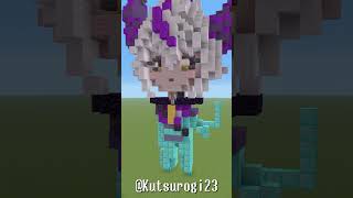 【マイクラ】ラプラス・ダークネスさんを作ってみた！ホロライブメンバー全員作る！ #shorts  #minecraft #hololive