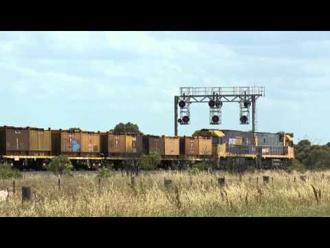 Pacific National Steel Train in Victoria - Australian Trains, Railways & Railroads