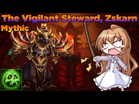 【Mythic The Vigilian Steward, Zskarn】- Aberrus the Shadowed Crucible | Unholy Death Knight POV