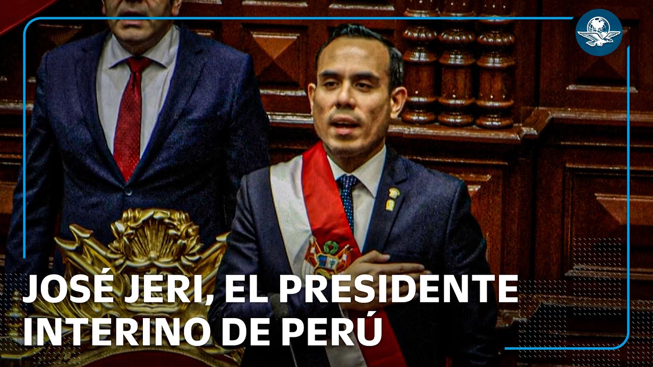 Él es José Jerí, presidente de Perú que amenazó a Sheinbaum con allanar embajada de México