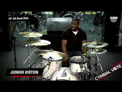 CYMBAL VOTE - Junior Kirton Reviews the 24" AA Bash Ride