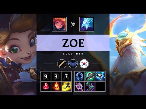 Zoe Mid vs Anivia: Dominating - KR Diamond Patch 14.24