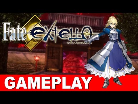 Fate/Extella: The Umbral Star (PS4) - Artoria Gameplay (60fps)