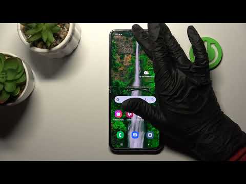 How to Switch On / Off Screen Touches in Screen Recording on Samsung Galaxy Z Flip4