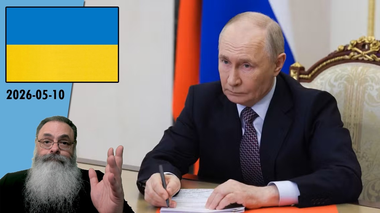 #Ucrânia 2026-05-10: PUTIN PEIDA e PEDE o FIM da GUERRA, mas É SÓ ENGANAÇÃO
