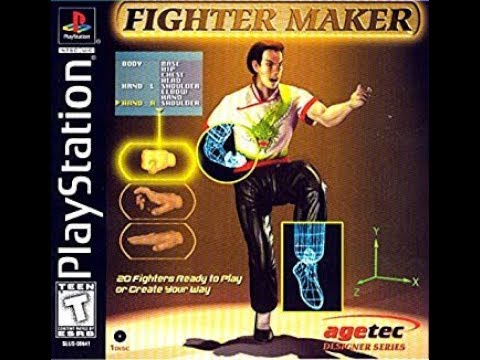 Fighter Maker PSX Playthrough - Jujitsu Style (1080p/60fps)