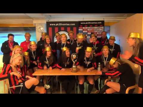 PK-35 TV: PK-35 Vantaa - Ilves 2-2 (0-1) Lehdistötilaisuus 10.10.2015 (Suomen Mestarit!)
