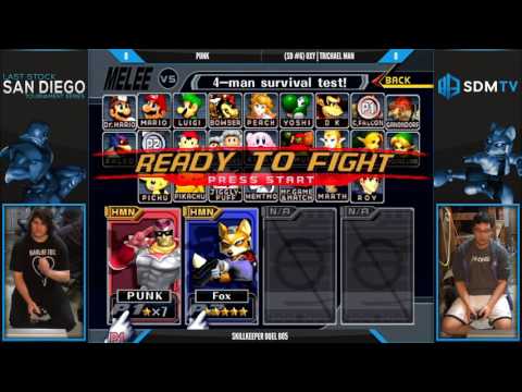 G4 Final Grind - Punk (Falcon) vs. Trichael Man (Fox) - SkillKeeper Duel - SSBM Smash Melee