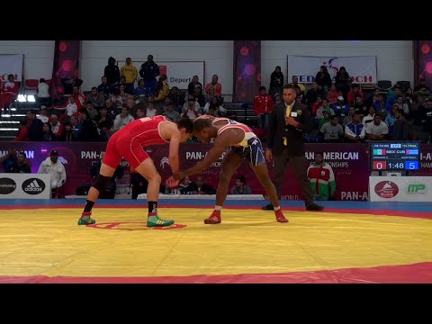 Quarterfinal FS - 74 kg: Luis QUINTANA (CUB) df. Cristian ANGIANO (MEX), 9-3