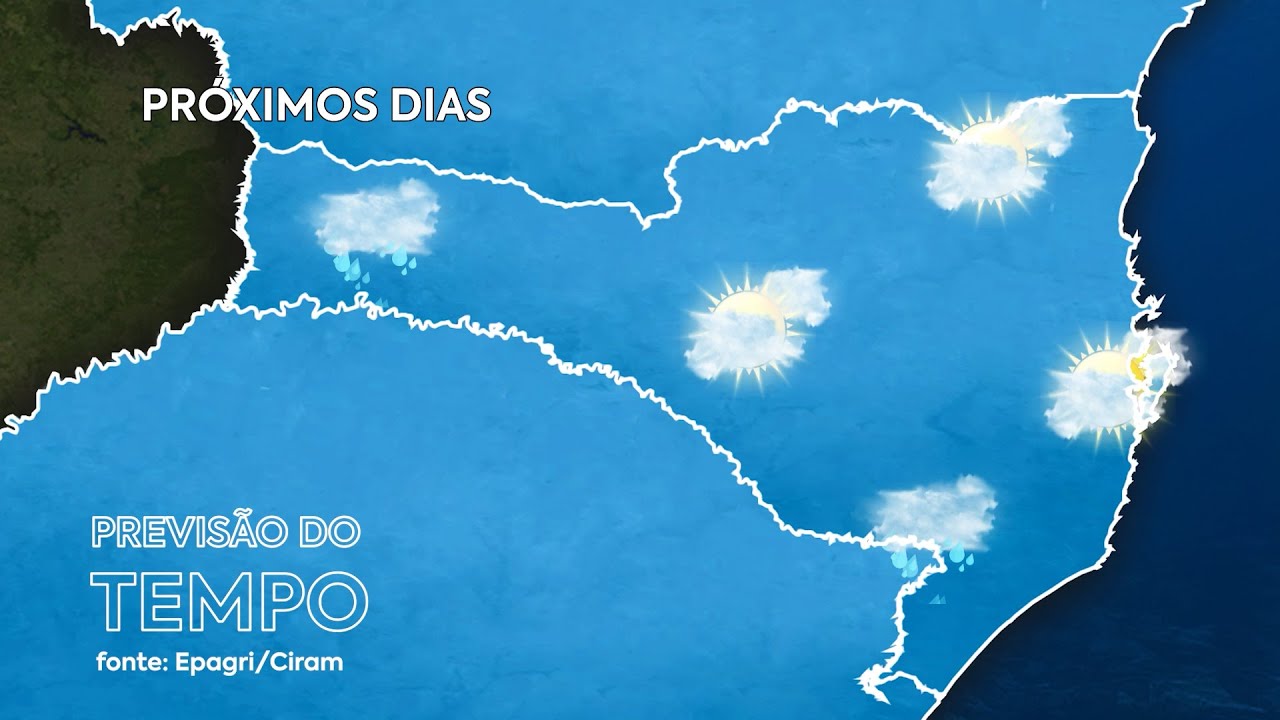 Frente fria fraca chega do Rio Grande do Sul e avança