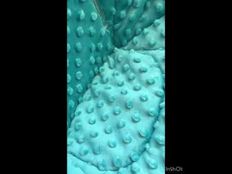 Чехол на стульчик для кормления Bloom Fresco плюш Minky Морская волна - фото 1 - id-p2660946367