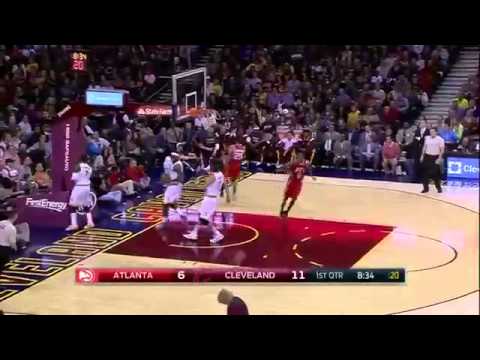 Thabo Sefolosha POSTERIZED Kyrie Irving   Cavaliers vs Hawks   Nov  15, 2014   2014 15 NBA Season