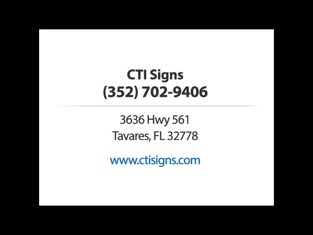 C TI Signs-Color Trim Inc - Tavares, FL