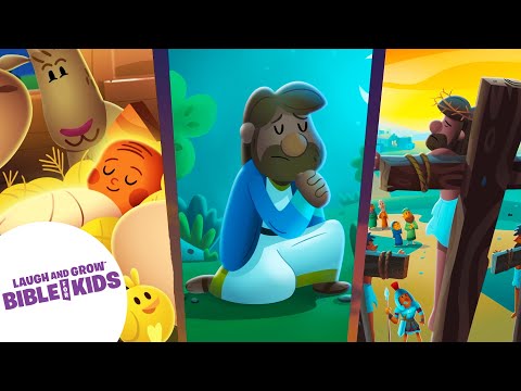 The Story of Jesus for Kids (The Easter Story and Christmas Story) | Bible Stories for Kids