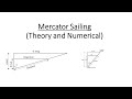 Mercator Sailing Theory And Solved Numerical Ship Sailings