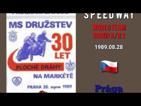 1989.08.28.Speedway World Team Cup/Group A/Round 2-Prága 🇨🇿