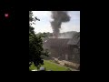 Woningbrand in Almere Haven zorgt voor grote rookwolken