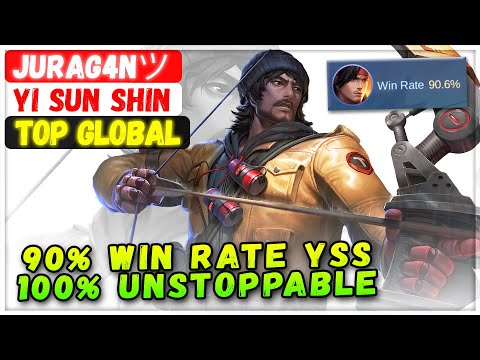 90% Win Rate YSS 100% Unstoppable [ Top Global Yi Sun Shin ] JURAG4Nツ - Mobile Legends Emblem Build