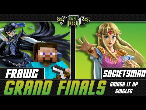 frawg (Steve, bayonetta) vs Societyman (Zelda) Grand Finals | Smash It Up | 1/22/23