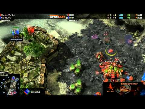 DreamHack Open Stockholm 2014 SC2 QuarterFinals - Jaedong vs Solar