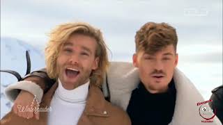 Feuerherz mit &quot; Merry Christmas &amp; Lichtblick  mit &quot; Dear Mr.Santa, in der Sendung  Winterzauber