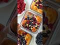 Breakfast Meal Prep Pancake Bowls About 30g Protein Mealprep Highprotein Easyrecipes