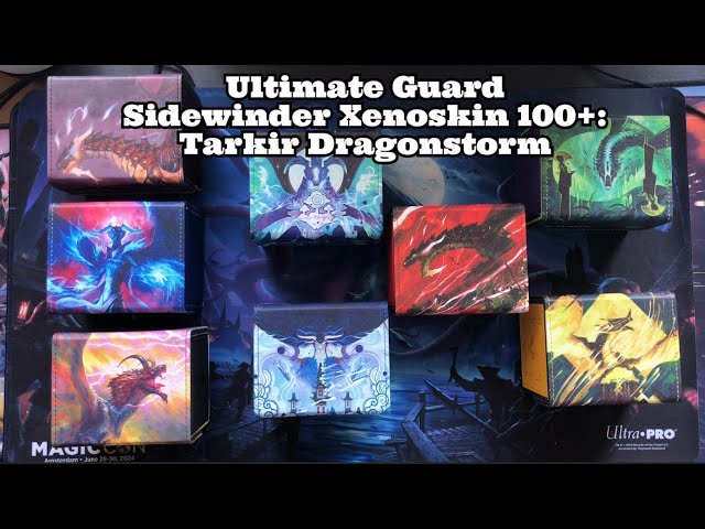 Vídeo relacionado con Ultimate Guard Sidewinder 100+ Xenoskin Magic: The Gathering "Tarkir: Dragonstorm" Ghostfire - Stormscale Scion