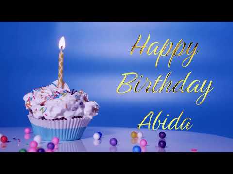 Happy Birthday Abida