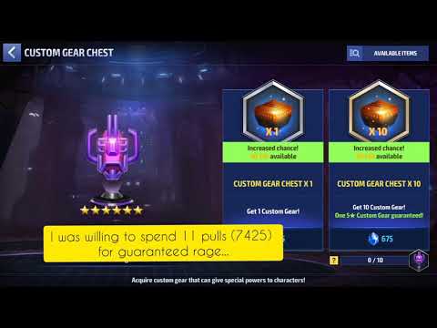 Spending crystals for a rage... (I got very lucky)