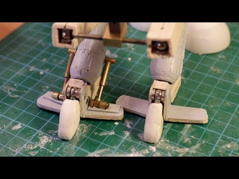 Steampunk-themed robot puppet