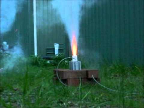 40mm KNSU Rocket Motor Test #3