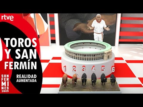 Los Sanfermines y los toros REALIDAD AUMENTADA | San Fermín 2019