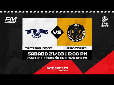 TROTAMUNDOS DE CARABOBO vs PANTERAS DE MIRANDA | SPB 2026 (21/03/2026)