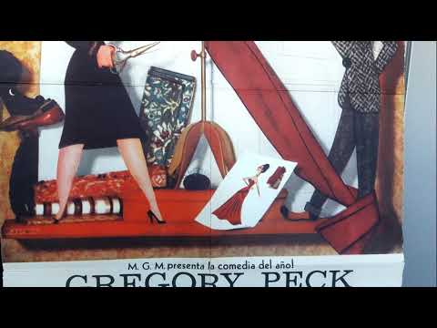 Poster Afiche Cine Designing Woman Gregory Peck Bacall