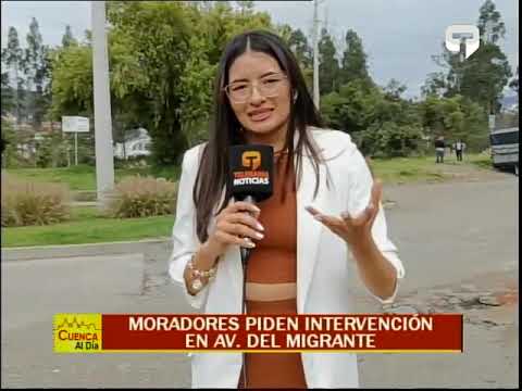Moradores piden intervención en av. del Migrante