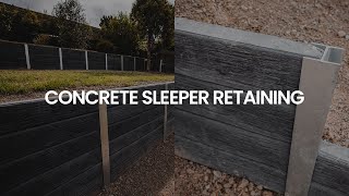 Concrete Sleeper Retaining walls