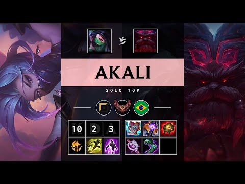 Akali Top vs Ornn - BR Grandmaster Patch 25.18