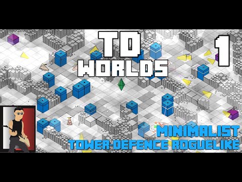 A Minimalist Tower-Defense Roguelike | Let's Play TD Worlds | Part 1