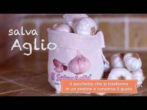 , title : 'SALVA AGLIO | Sacchetto che conserva l'aglio più a lungo | prodotto da VALMAR'