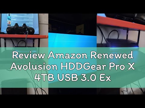 Review Amazon Renewed Avolusion HDDGear Pro X 4TB USB 3.0 External Gaming Hard Drive (Pre-formatted