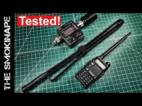 Abbree 42.5 Inch Baofeng Antenna Reviewed HAM Radio - TheSmokinApe