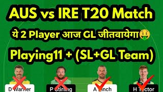 AUS vs IRE T20 World Cup Match Fantasy Preview