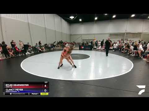 127 Lbs Round 5 (6 Team) - Rylee Dearwester, Ohio Vs Clancy Meyer, North Dakota Cca2