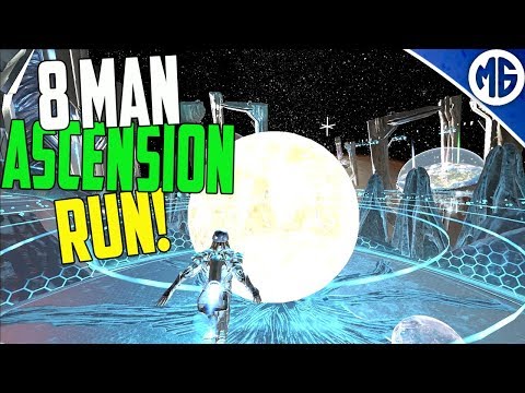 8 MAN ASCENSION: FINISHING THE GAME & BEEFING UP DEFENCES! 4 Man PvP Servers - Ark: Survival Evolved
