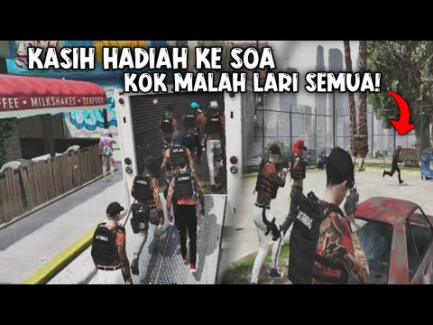 PRANK BLAST SOA ! KASIH HADIAH NATAL !!! GTA 5 ROLEPLAY