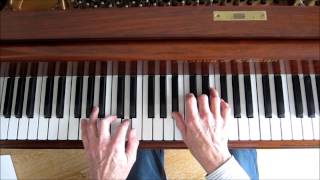 Piano Lesson (live) Change Partners, by Irving Berlin, chord and voicing analysis