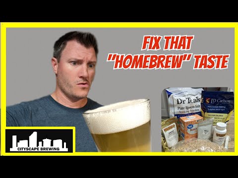 Beer got that "HOMEBREW" Taste?!?  SIMPLE water & pH adjustments to PREVENT it!
