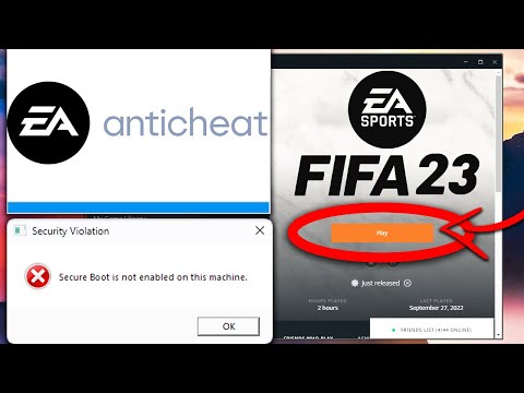 Fix: FIFA 23 not Opening/Launching in Windows - Secure Boot, AntiCheat Errors Fix: FIFA 23 not Opening/Launching in Windows - Secure Boot, AntiCheat Errors
